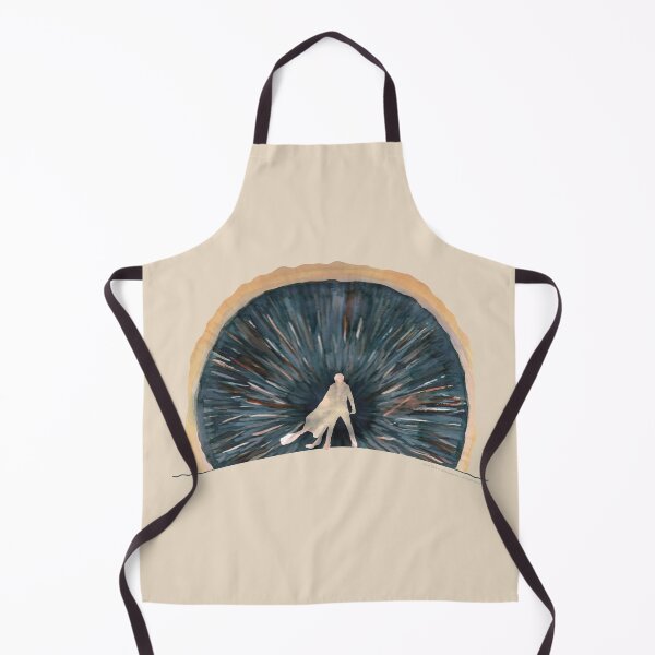Item preview, Dune watercolour sandworm and silhouette designed and sold by helengarvey.