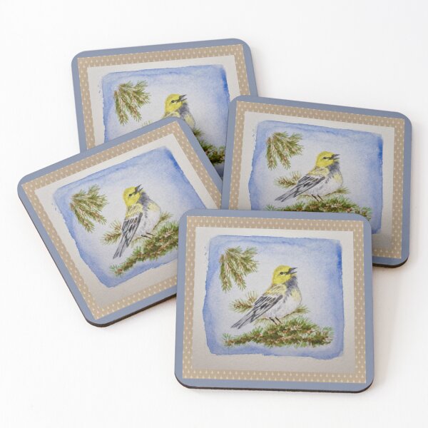Item preview, Songbird on Pine Branch  designed and sold by oh-bi-me.