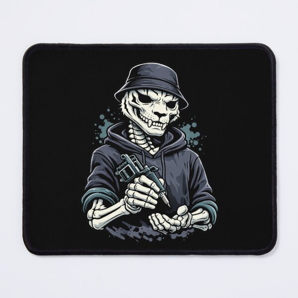 Item preview, Tiger Skeleton Tattoo Artist – Alternative Street Aesthetic Art designed and sold by ColorSplash123.