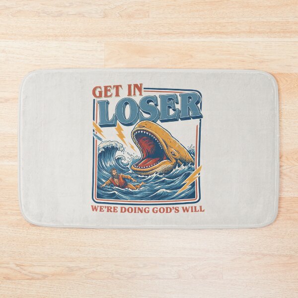 Item preview, Get In Loser Were Doing Gods Will Classic T-Shirt – Funny Jonah And The Whale Design designed and sold by Rhastasnixon.