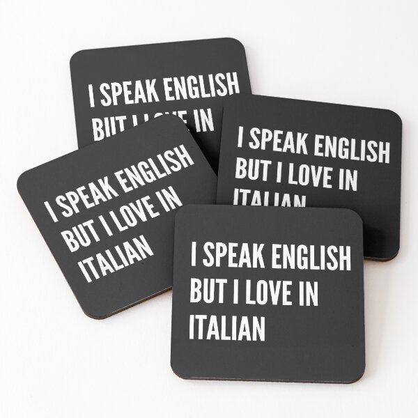 Item preview, I Love in Italian Funny Gifts Italian Quote designed and sold by Sarenay.