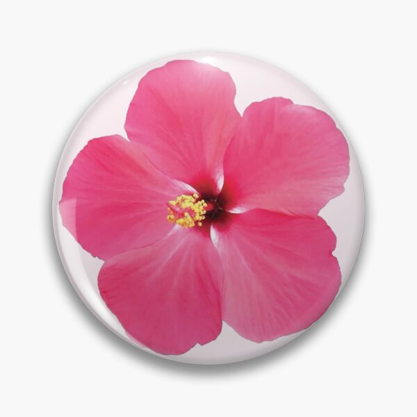 Item preview, pink hibiscus flower sticker designed and sold by inainart.