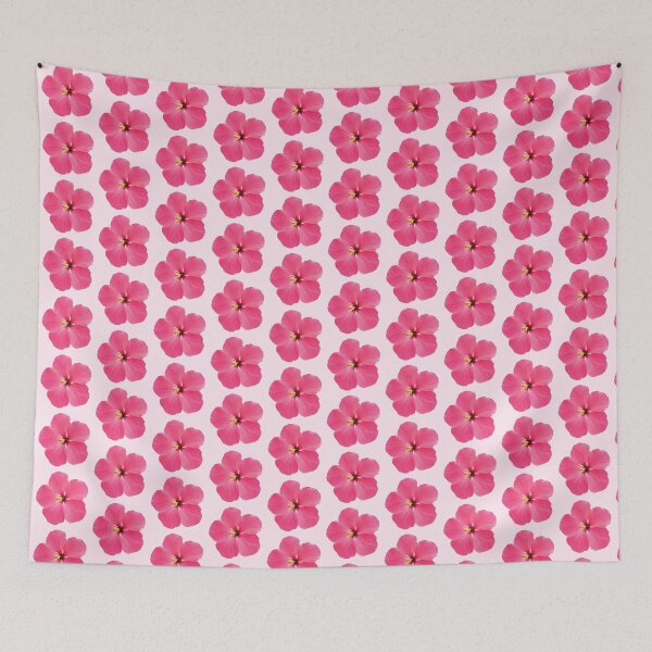 Item preview, pink hibiscus flower sticker designed and sold by inainart.