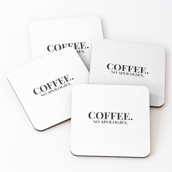 Item preview, Coffee.No Apologies. Design For Light Clothing designed and sold by Coffee Vibes.