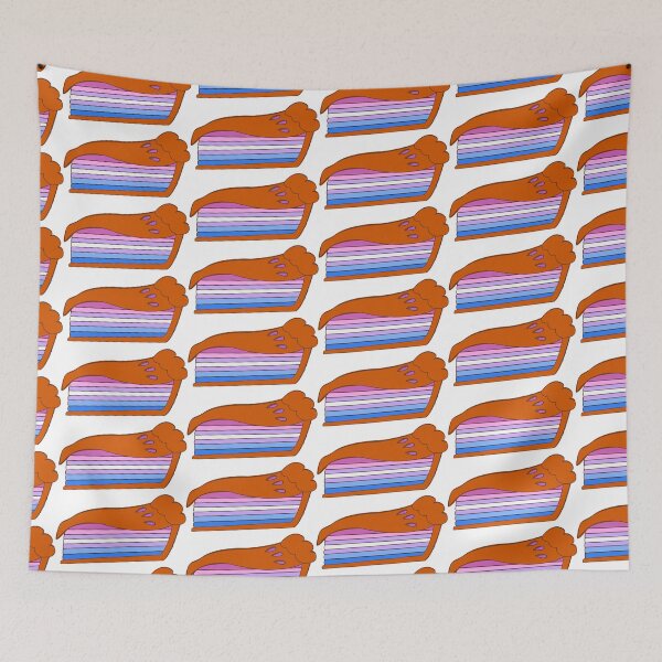 Item preview, Bigender Slice of Pie Pride Flag designed and sold by HarveyHandcraftsandDesigns.