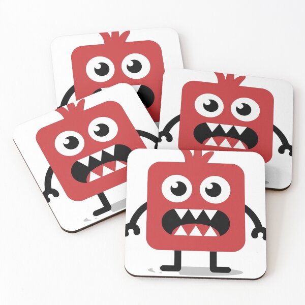 Item preview, A simple red monster designed and sold by patty-and-john.
