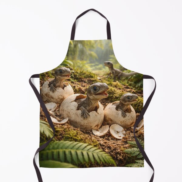 Item preview, Baby dinosaurs emerging from their eggs designed and sold by JuViRo.