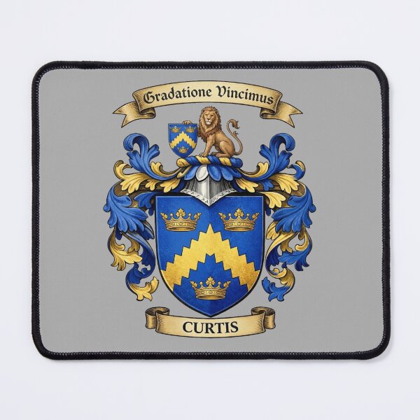 Item preview, The Curtis Family Coat of Arms designed and sold by BagTown Clans.