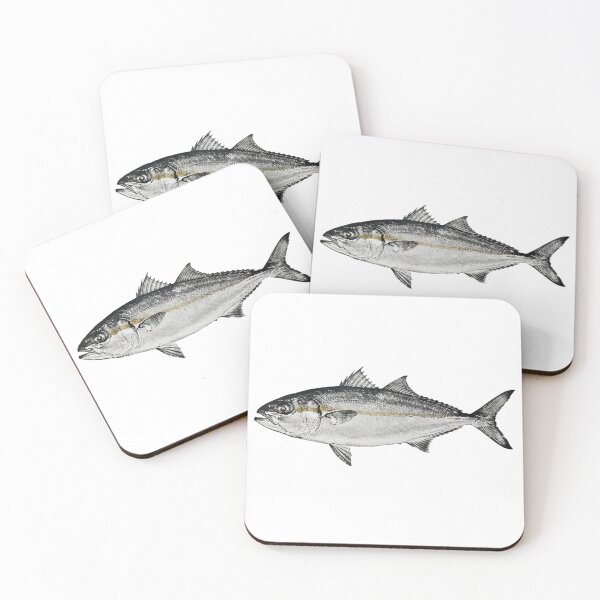 Item preview, Gyotaku of Yellowtail (Hamachi) designed and sold by INKEDOCEAN.