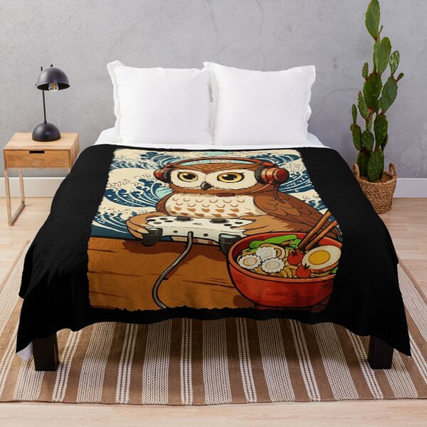 Item preview, Gamer Owl Cute Gaming Illustration designed and sold by JEFDodsonArt.
