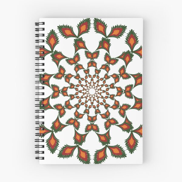 Item preview, Emerald Crimson Flame Mandala designed and sold by OIL Pattern Design .