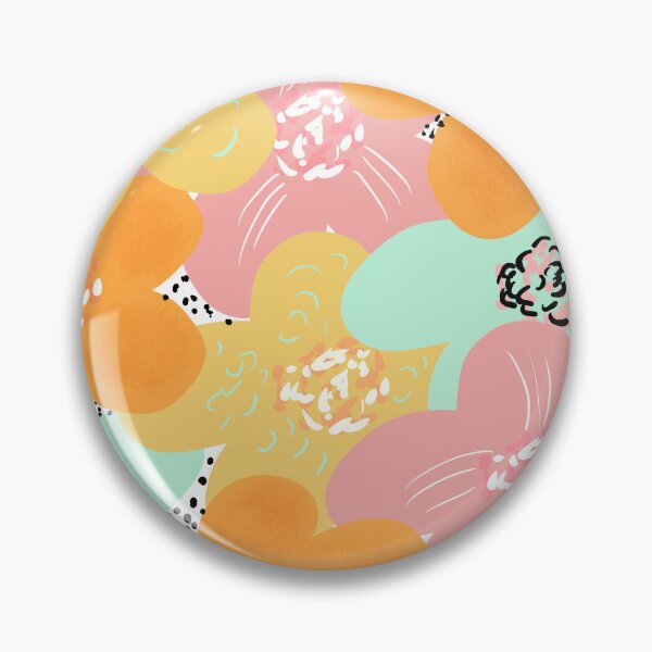 Item preview, Doodle Flowers Pastel Pattern designed and sold by Dreambigdigital.