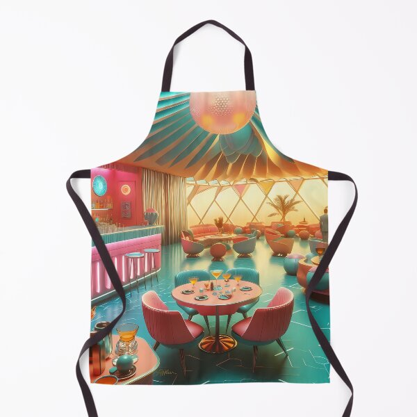 Item preview, Retro Atomic Futuristic Space Age New Florida Lounge designed and sold by Lee Hiller Designs.