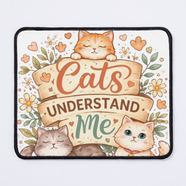 Item preview, Cats Understand Me – Aesthetic Cute Cat Lover Design designed and sold by Sanika arts .