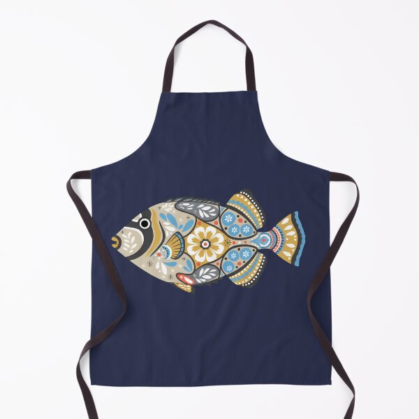 Item preview, Colorful Picasso Triggerfish – Folk Art by heidiannemorris © designed and sold by FOLK ART FUSION by heidiannemorris.