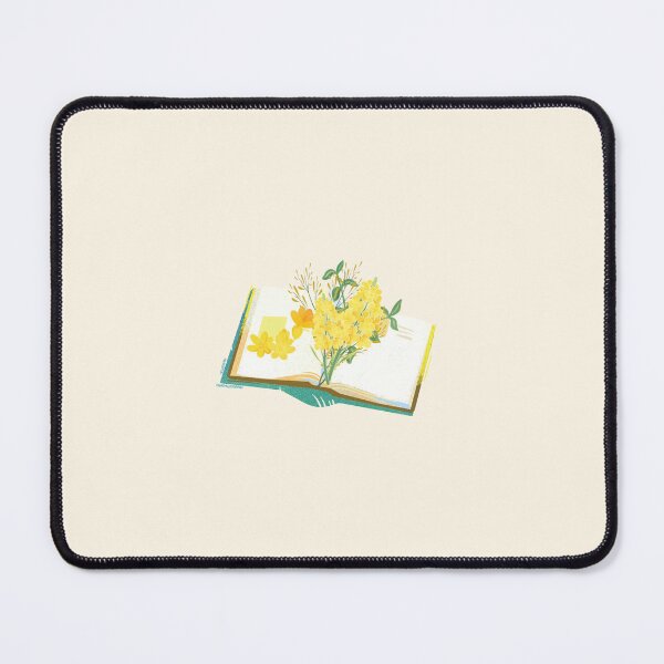 Item preview, Cottagecore Yellow Wildflowers Blooming from Open Book designed and sold by Akira Design Store.