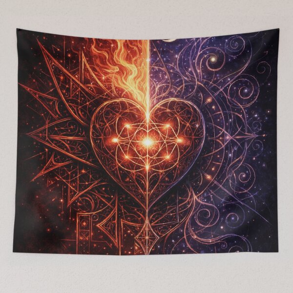 Item preview, Twin Flame Heart designed and sold by NSMDesignByN8.