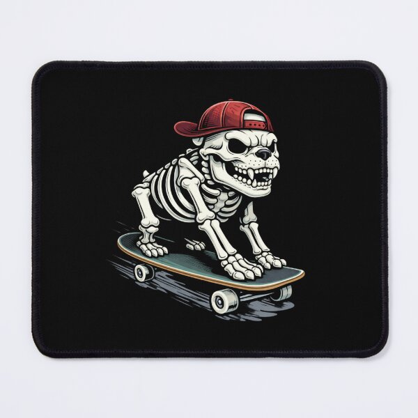Item preview, Bulldog Skeleton Skater – Streetwear Skate Aesthetic Art designed and sold by ColorSplash123.