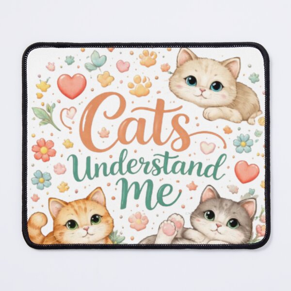 Item preview, Cats Understand Me – Cute Aesthetic Cat Lover Quote Design designed and sold by Sanika arts .