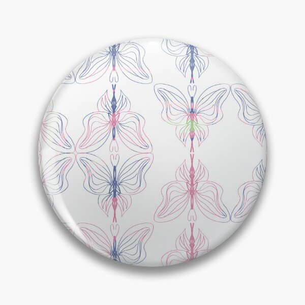 Item preview, Doodle Colorful Butterflies Pattern designed and sold by Dreambigdigital.