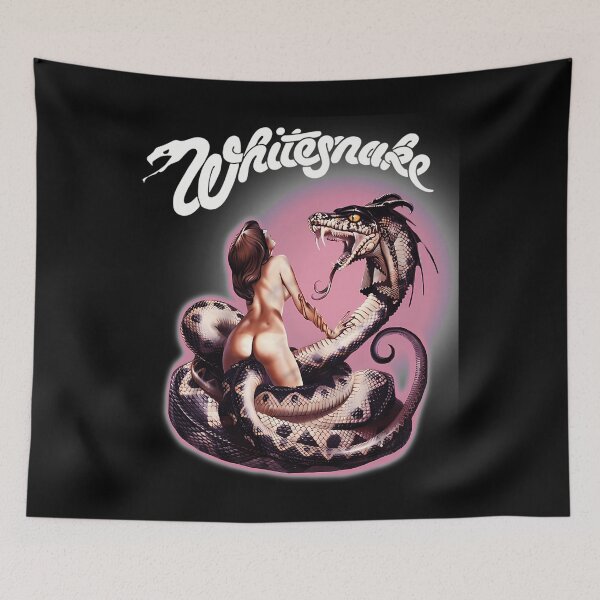 Item preview, Girl And Snake Whitesnake Art Band Gift For Fans designed and sold by adibhyper.