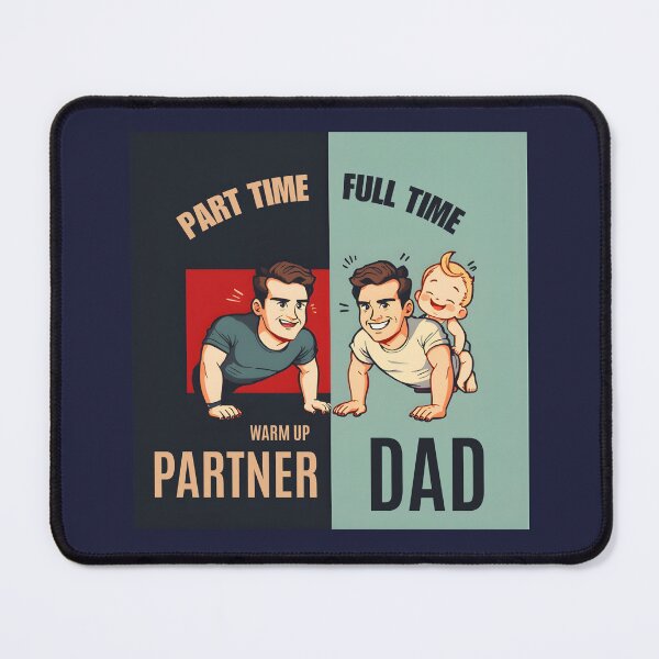 Item preview, Part Time Warm Up Partner Full Time Dad - Funny Fitness Father's Day designed and sold by Zayavca.
