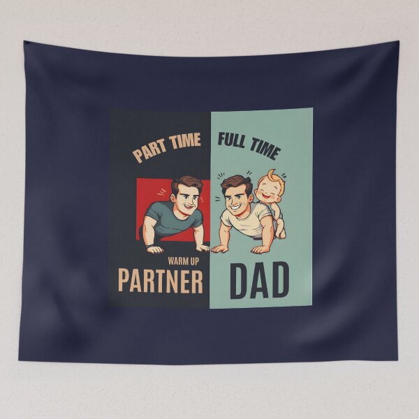Item preview, Part Time Warm Up Partner Full Time Dad - Funny Fitness Father's Day designed and sold by Zayavca.