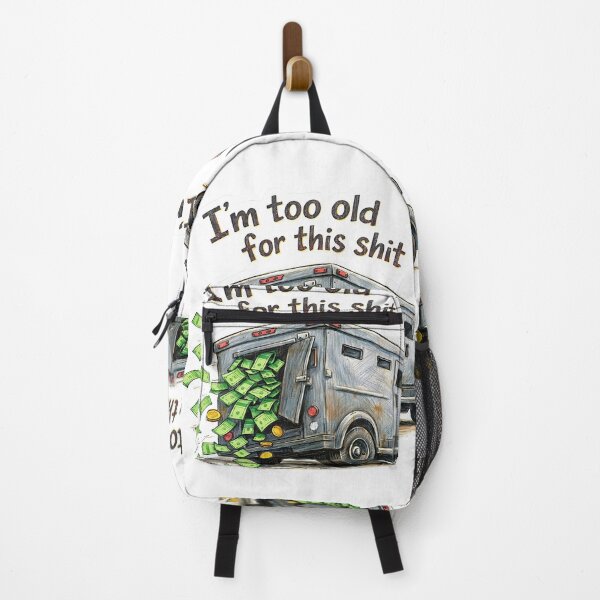 Item preview, Tired Cash Truck – I'm Too Old Sticker designed and sold by Felixuss.