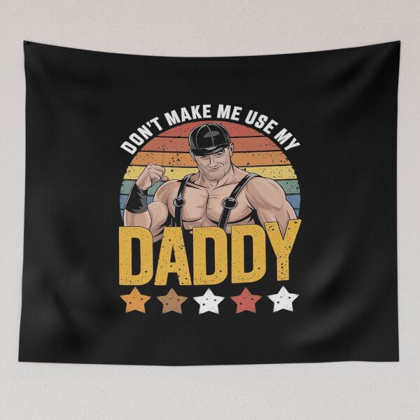 Item preview, Mens Don't Make Me Use My Daddy Voice Gay Bear Pride  designed and sold by angolinnArt.