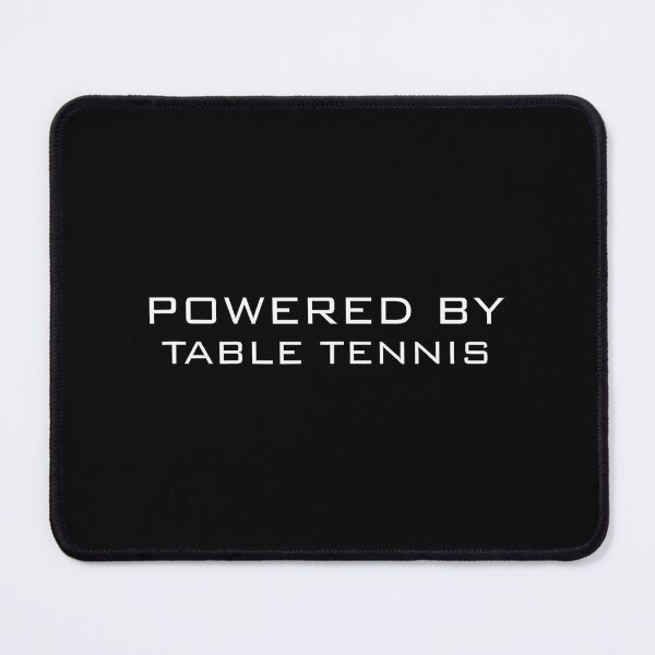 Item preview, POWERED BY TABLE TENNIS Player Motto Typography designed and sold by WayTBeenkenArt.