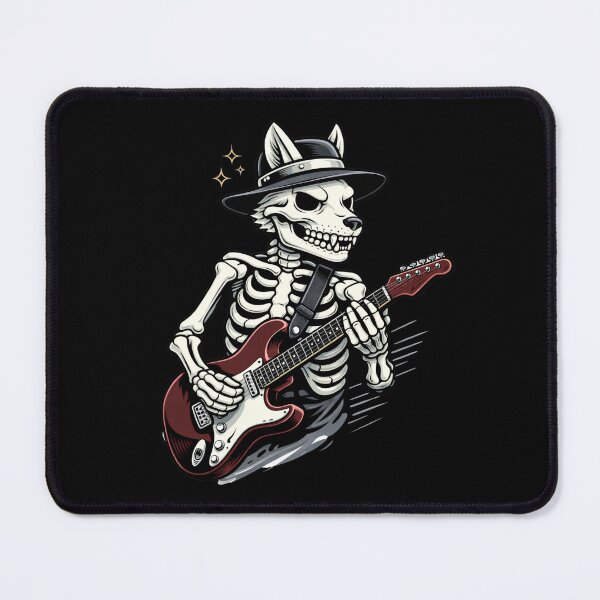 Item preview, Fox Skeleton Rock Guitarist – Indie Music Street Aesthetic Art designed and sold by ColorSplash123.