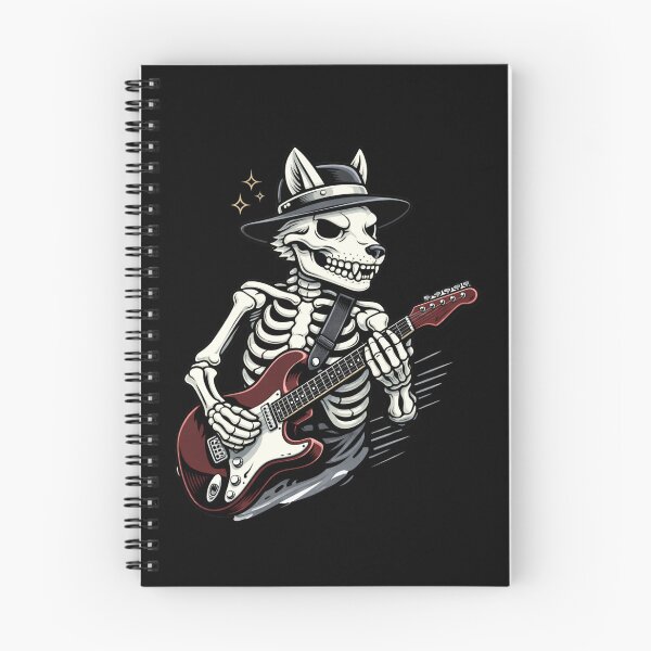 Item preview, Fox Skeleton Rock Guitarist – Indie Music Street Aesthetic Art designed and sold by ColorSplash123.