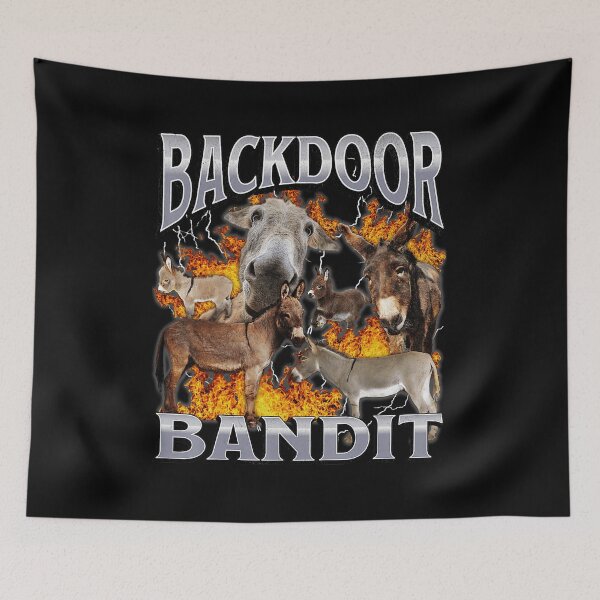 Item preview, Donkey Bandit Funny Farm Animal Humor Graphic  designed and sold by tadmercado.