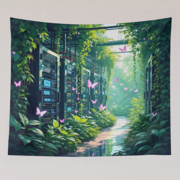 Item preview, Digital Jungle Fusion – When technology and nature merge in surreal harmony designed and sold by FotoworldEdel.