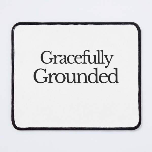 Item preview, Gracefully Grounded T-Shirt – Minimalist Feminine Strength Quote | Quiet Luxury Aesthetic designed and sold by CalmMandala.