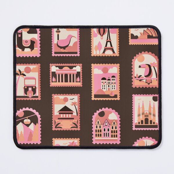 Item preview, Global Getaway Stamp Art - Café Passport designed and sold by PunjabanJatti.
