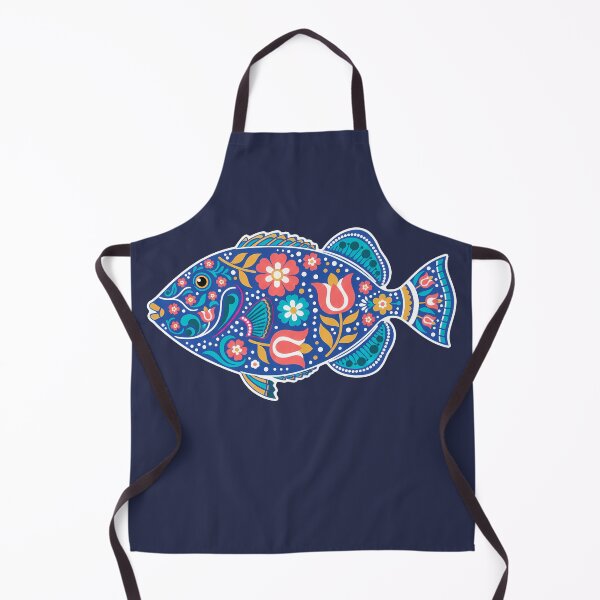 Item preview, Colorful Picasso Triggerfish – Folk Art by heidiannemorris © designed and sold by FOLK ART FUSION by heidiannemorris.