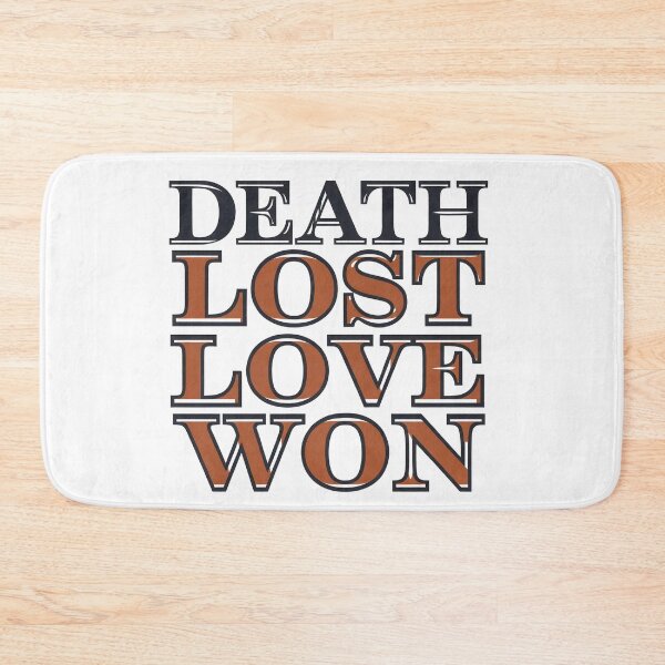 Item preview, Death Lost Love Won Christian Typography designed and sold by Nimkaew.