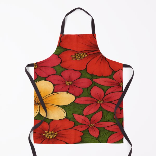 Item preview, Island Bloom Fusion – Polynesian Floral Overlap designed and sold by nigejohn.