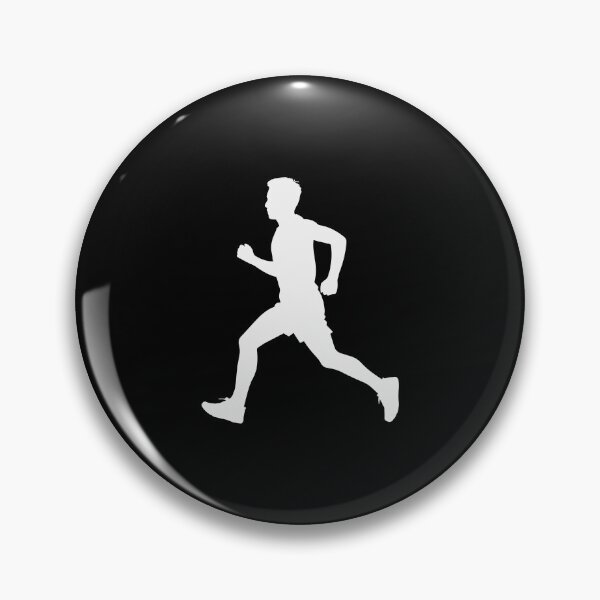 Item preview, Running Athlete Silhouette – Minimal Fitness Motion Design designed and sold by BrushRushX.