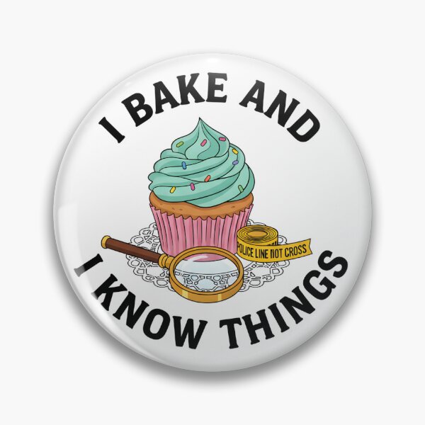 Item preview, I Bake and I Know Things Funny Cupcake designed and sold by Kvarny.