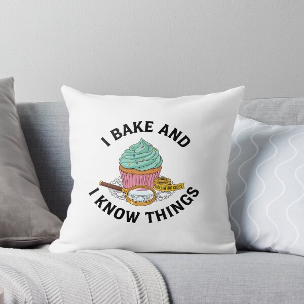 Item preview, I Bake and I Know Things Funny Cupcake designed and sold by Kvarny.