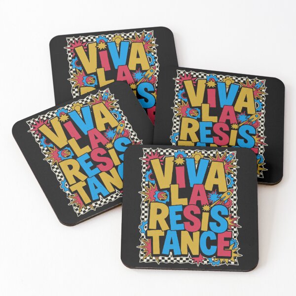 Item preview, Viva La Resistance Cutout Banner Protest Message designed and sold by SkeletonsDanger.