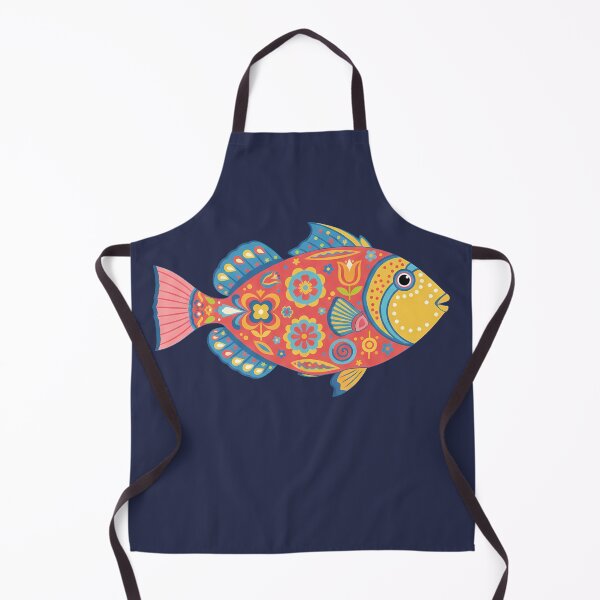 Item preview, Colorful Picasso Triggerfish – Folk Art by heidiannemorris © designed and sold by FOLK ART FUSION by heidiannemorris.