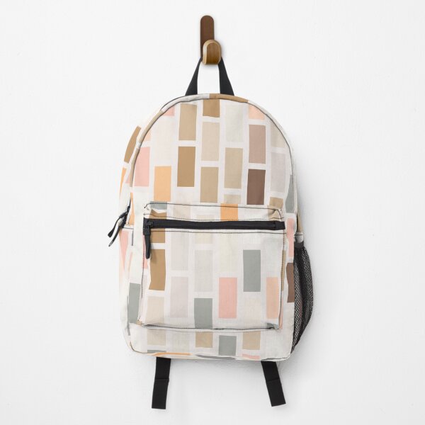 Item preview, Step Ladder | Brick Bond | Vertical | Earthy Pale designed and sold by Annette Chabidon Studio.