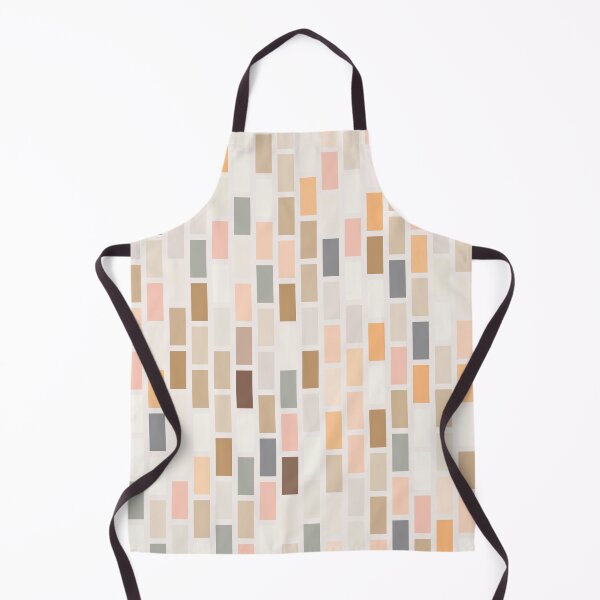 Item preview, Step Ladder | Brick Bond | Vertical | Earthy Pale designed and sold by Annette Chabidon Studio.