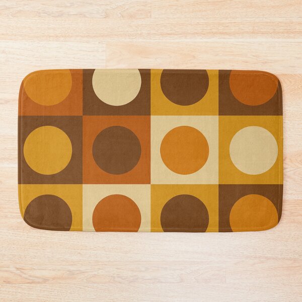 Item preview, Retro Geometric Gradient Square and Circle Pattern designed and sold by tonymagnerart.