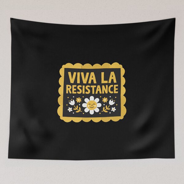 Item preview, Viva La Resistance Bold Retro Protest  designed and sold by SkeletonsDanger.