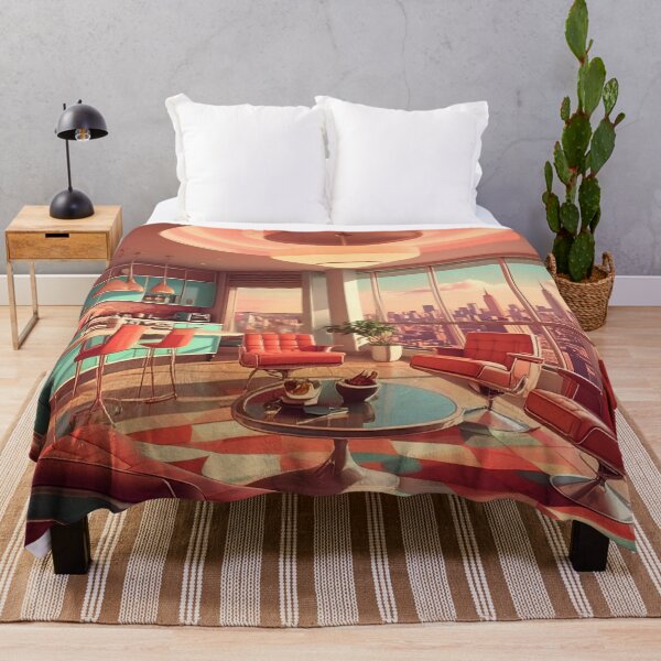 Item preview, Retro Atomic Futuristic Space Age Apartment designed and sold by Lee Hiller Designs.