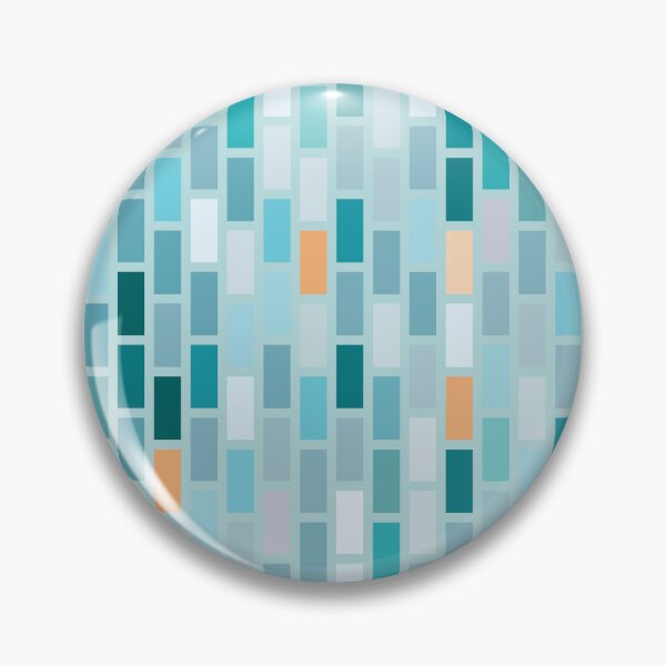Item preview, Step Ladder | Brick Bond | Vertical | Blue Gemstone designed and sold by Annette Chabidon Studio.
